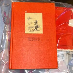 The Magic of Growing Up — Orange Hardcover Book